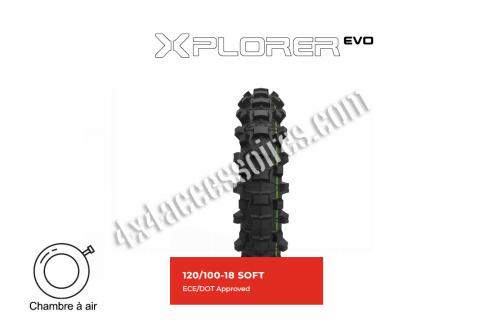 X PLORER 01 EVO REBEL TYRES - SOFT - 120/100-18-74P - TT